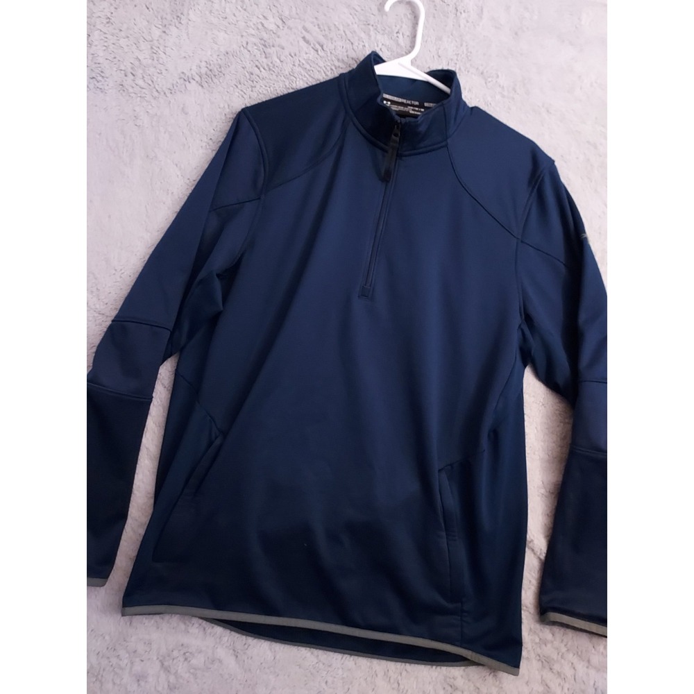Under Armour Pullover Mens Medium Quarter Zip Coldgear Reactor Thermal Lined M